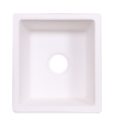 LS-GC28 Single Bowl Granite Composite Sink White