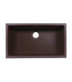 LS-GC78 Single Bowl Granite Composite Sink Coffee