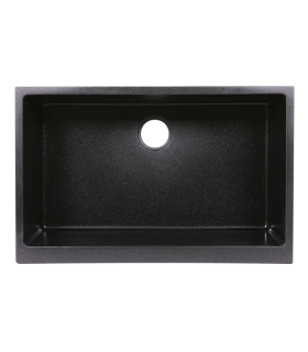 LS-GCF78 Granite Farmhouse Sink Black