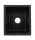 LS-GC28 Single Bowl Granite Composite Sink Black