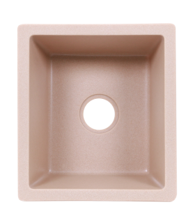 LS-GC28 Single Bowl Granite Composite Sink Bisque