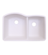 LS-GC68 Double Bowl Granite Composite Sink White