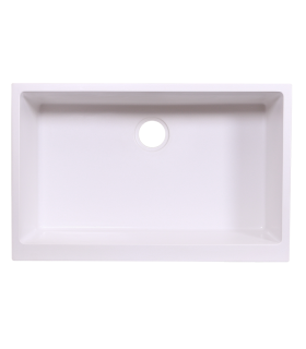 LS-GCF78 Granite Farmhouse Sink White